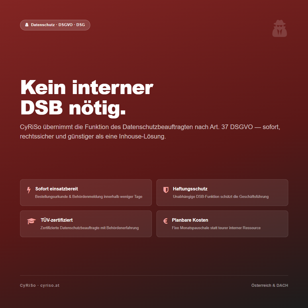 Externer Datenschutzbeauftragter