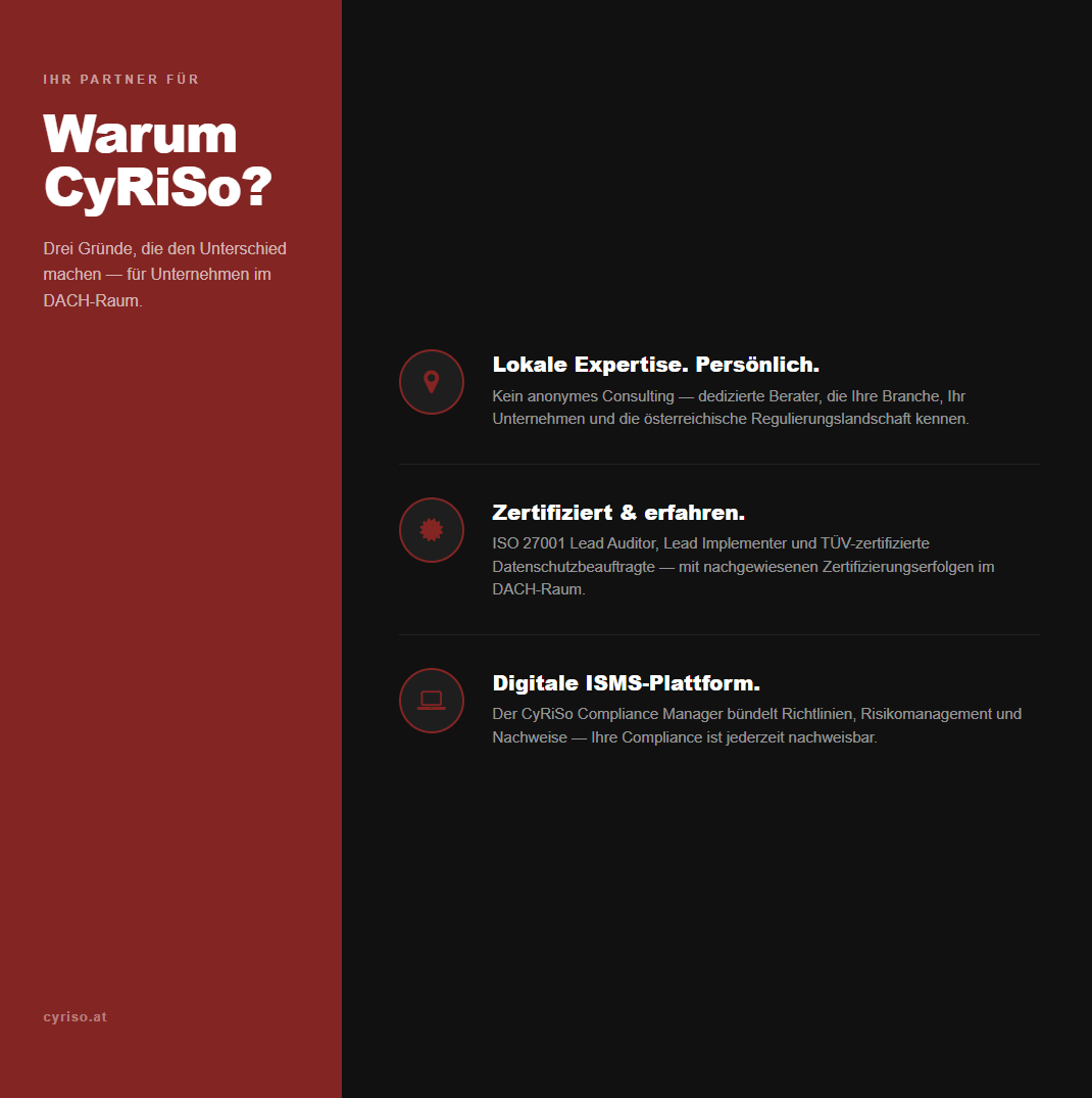 Warum CyRiSo?